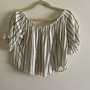 Vertiche cropped blouse